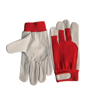 Guantes duraderos ZM125-H de cuero de piel de cerdo / cabra